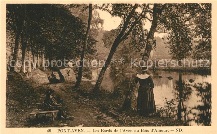 Pont-Aven Les Bords de l'Aven au Bois d Amour
