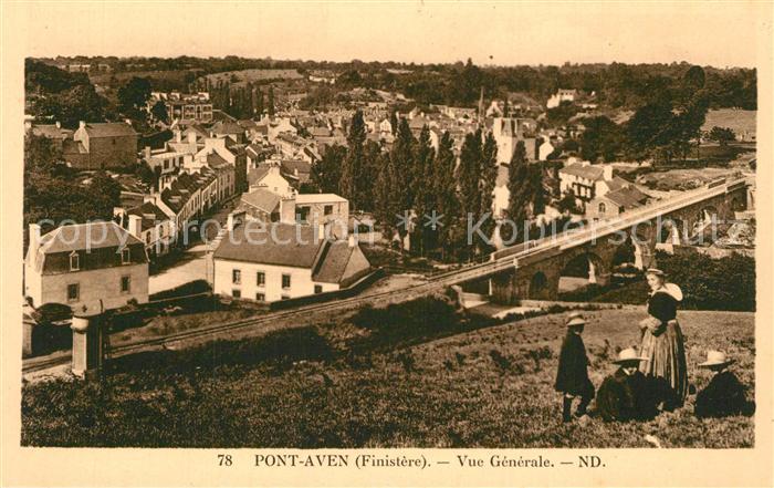 Pont-Aven Vue Generale viaduc