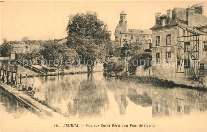 Lisieux Vue sur Saint Désir Pont de Caen