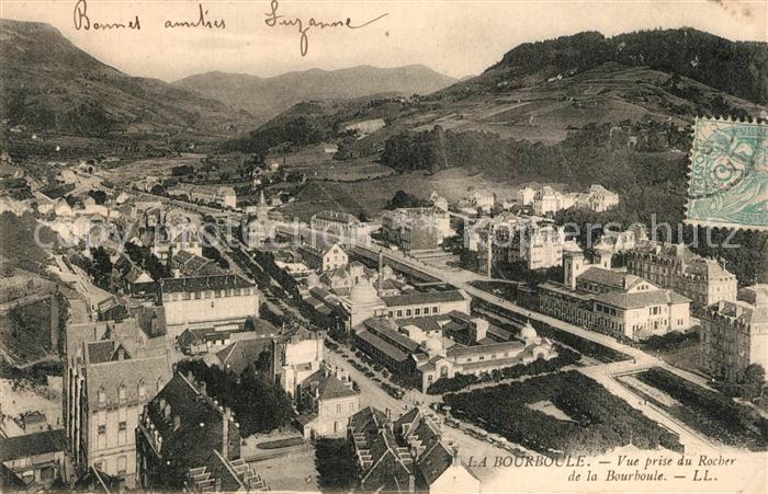 La Bourboule Vue prise du Rocher de la Bourboule