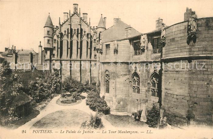 Poitiers 86 Palais de Justice Tour Maubergeon