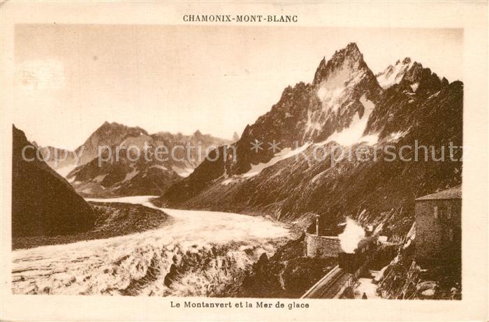 Chamonix Le Montanvert et la Mer de glace