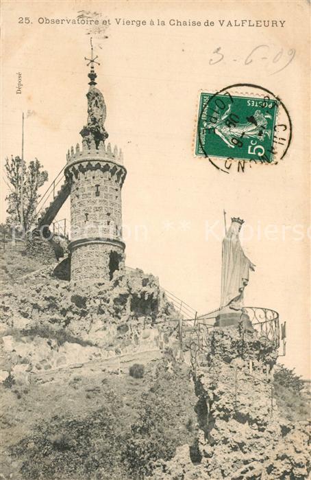 Valfleury Observatoire et Vierge a la Chaise de Valfeury