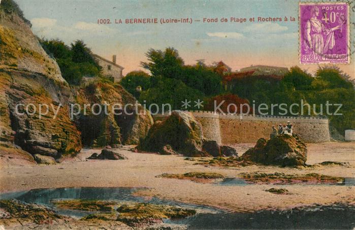 La Bernerie-en-Retz Fond de Plage et Rochers