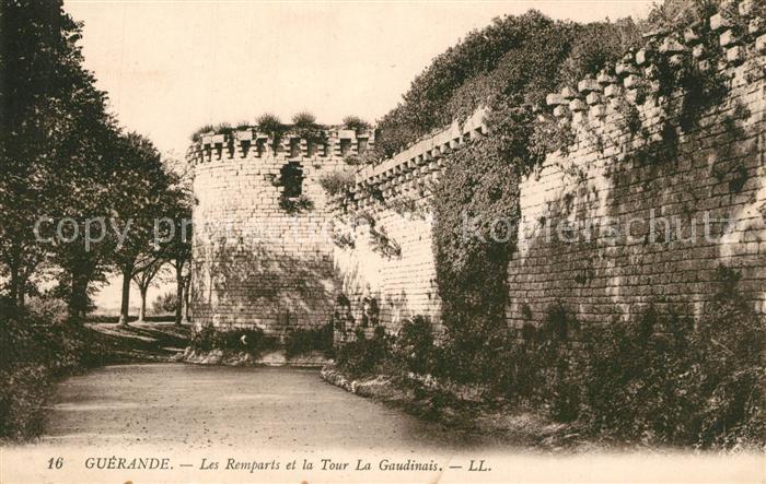 Guerande Les remparts et Tour La Gaudinais