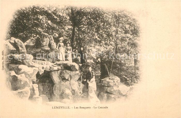 Luneville Les Bosquets la cascade