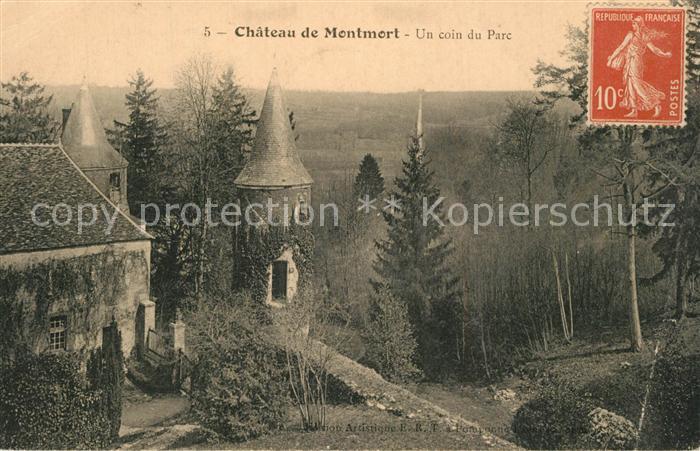 Montmort-Lucy Chateau un coin du parc