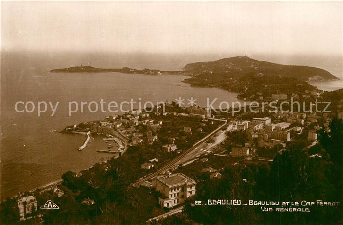 Beaulieu-sur-Mer Vue Generale et le Cap Ferrat