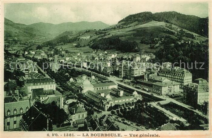 La Bourboule Vue Generale aérienne