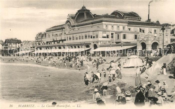 Biarritz Pyrenees Atlantiques Plage et Casino Municipal