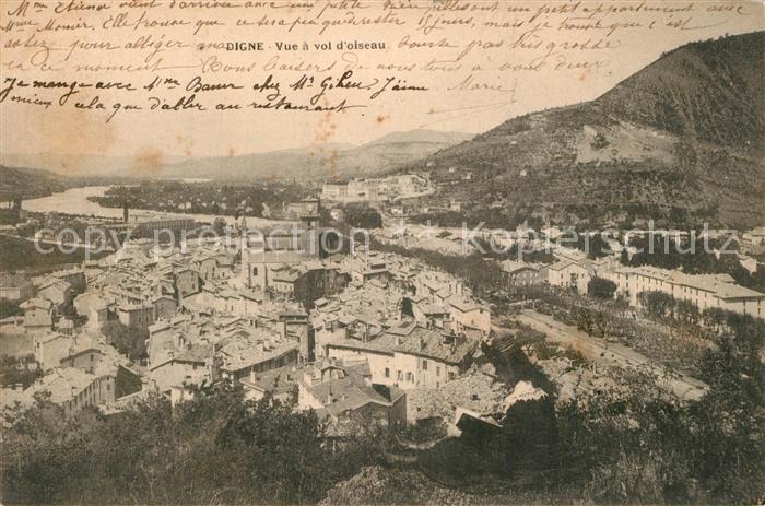 Digne-les-Bains Vue a vol d_oiseau