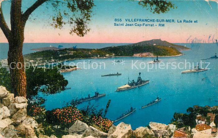 Villefranche-sur-Mer La Rade et Saint Jean Cap Ferrat
