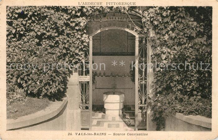 Vals-les-Bains Source Constantine