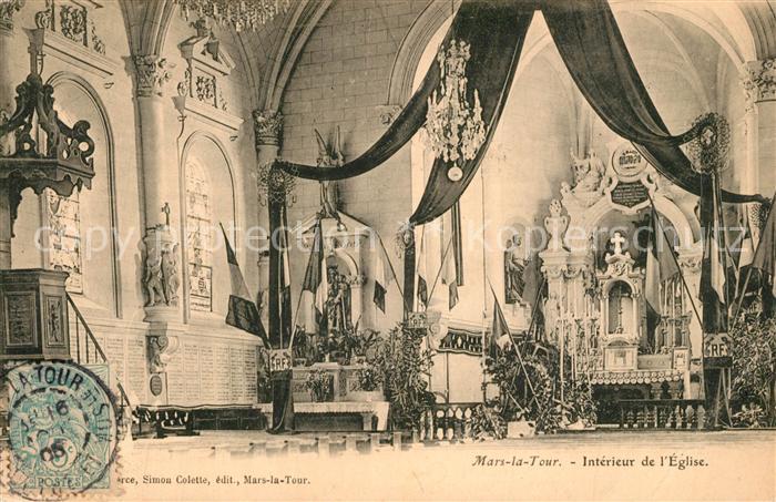 Mars-la-Tour Intérieur de l'Eglise