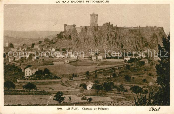 Le Puy-en-Velay Vue panoramique Chateau de Polignac