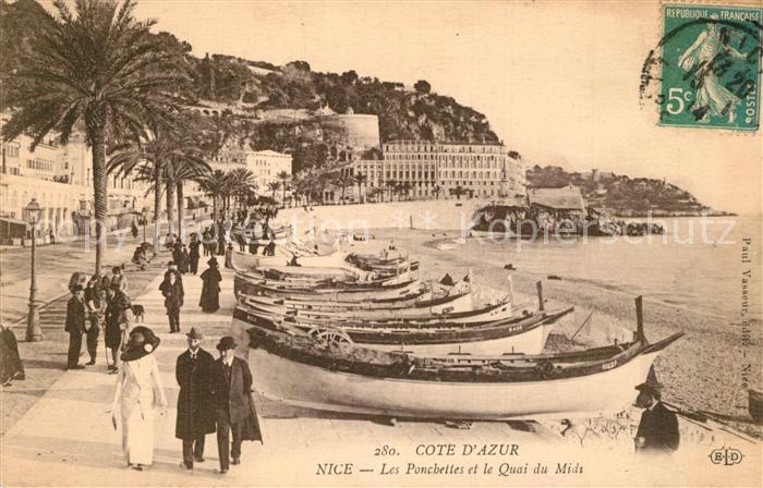 Nice Alpes Maritimes Les Ponchettes et Quai du Midi Côte d Azur