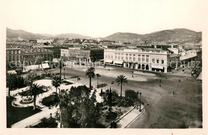 Nice Alpes Maritimes Place Masséna vue prise de l Hôtel Albert Ier