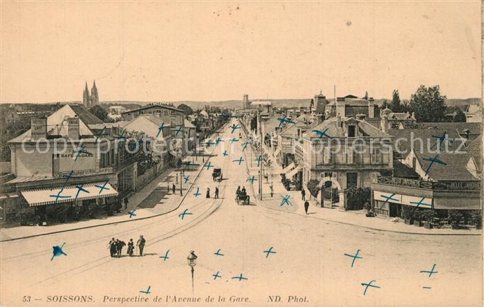 Soissons Aisne Avenue de la Gare