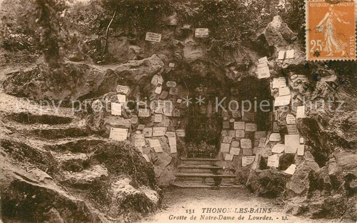 Thonon-les-Bains Grotte de Notre Dame de Lourdes