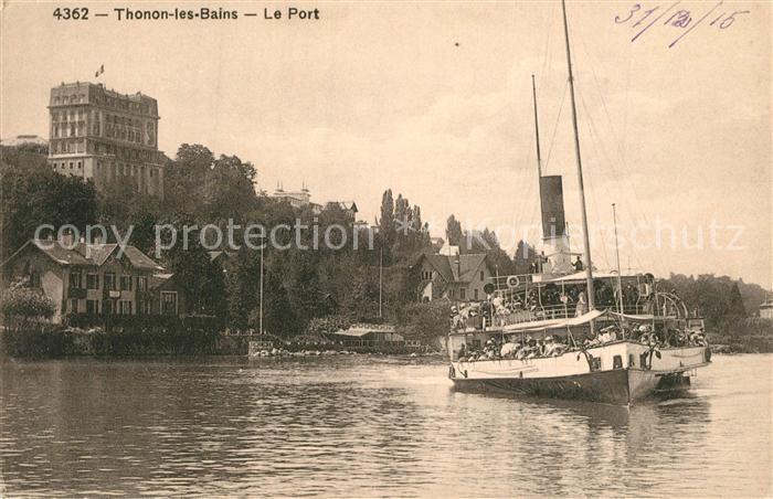 Thonon-les-Bains Le Port Bateau