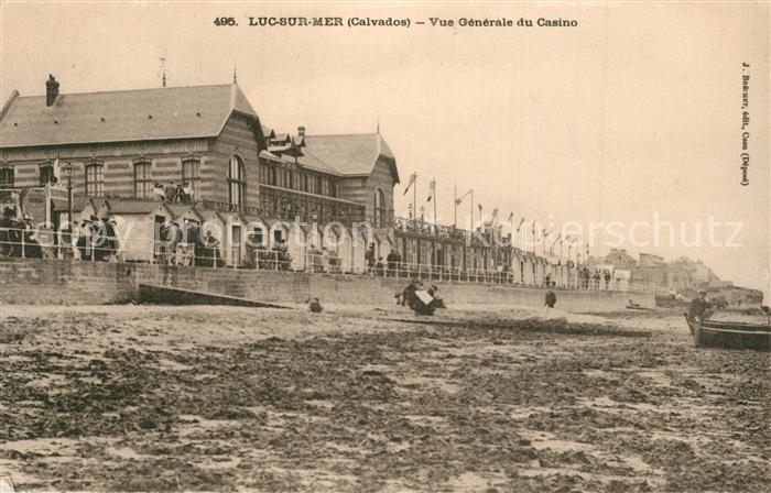 Luc-sur-Mer La plage et le casino