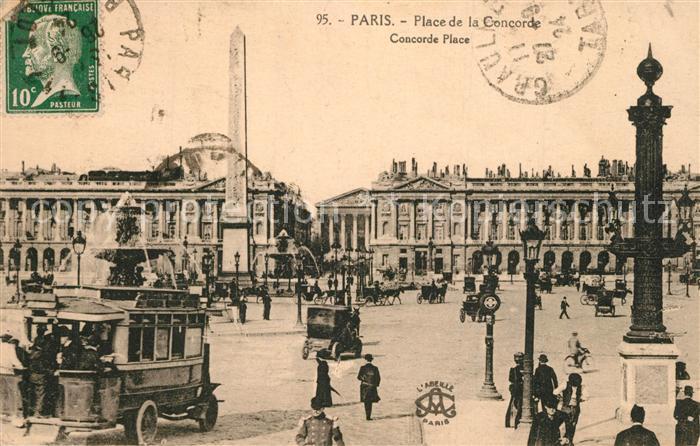 Paris Place de la Concorde Fontaine Obelisque