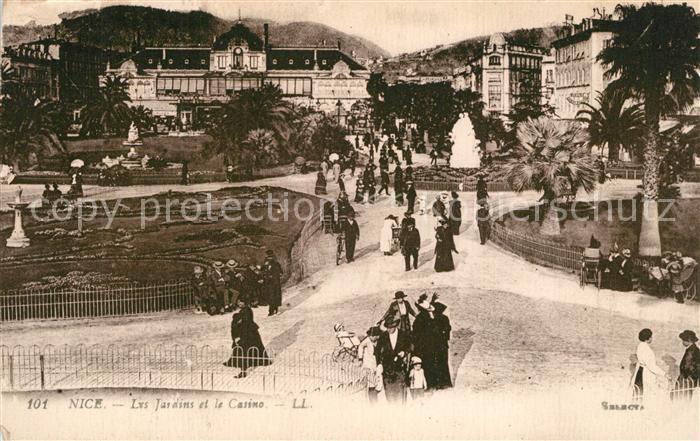 Nice Alpes Maritimes Les Jardins et le Casino