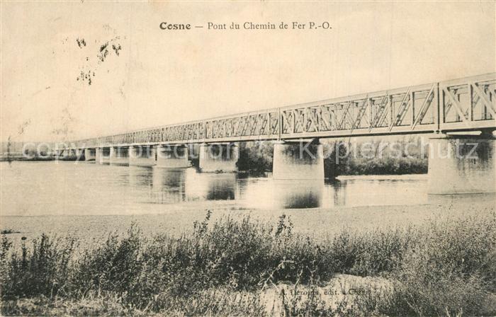 Cosne-Cours-sur-Loire Pont du Chemin de Fer P. O.