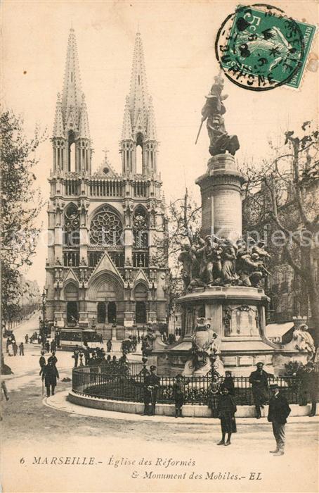Marseille Bouches-du-Rhone Eglise des Réformés Monument