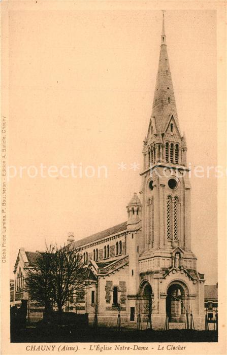 Chauny Aisne Eglise Notre Dame le clocher