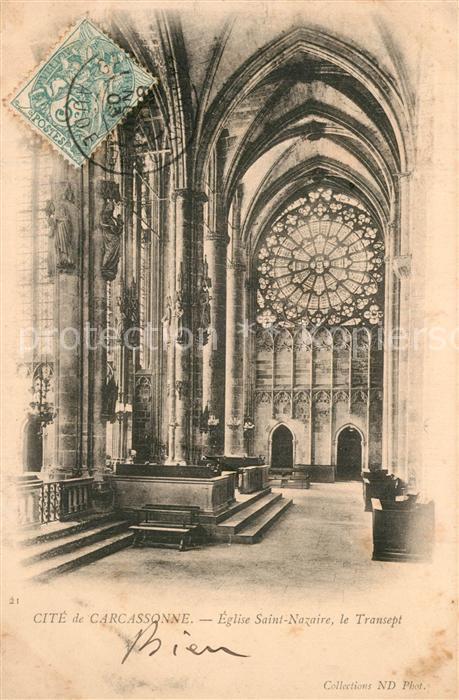 Carcassonne Eglise Saint Nazaire le transept