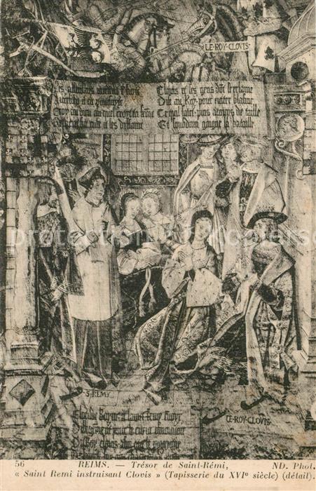 Reims Champagne Ardenne Trésor de Saint Rémi Tapisserie du XVIe siècle