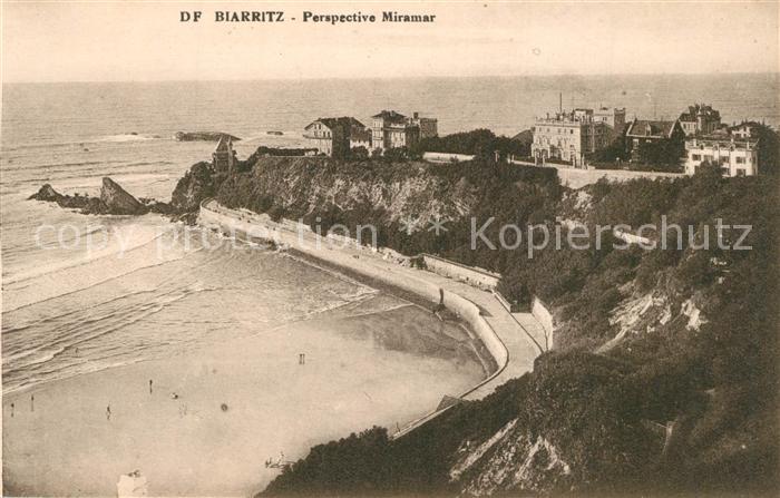 Biarritz Pyrenees Atlantiques Perspective Miramar