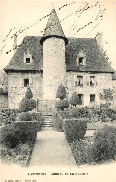 Eymoutiers Chateau de La Sauterie Schloss