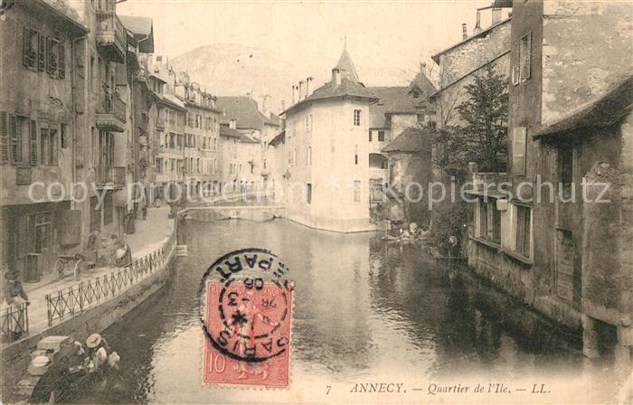 Annecy Haute-Savoie Quartier de l'Ile