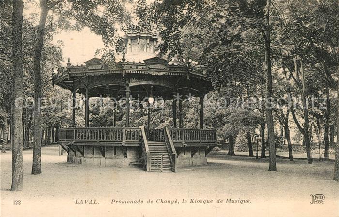 Laval Mayenne Promenade de Changé Kiosque de Musique