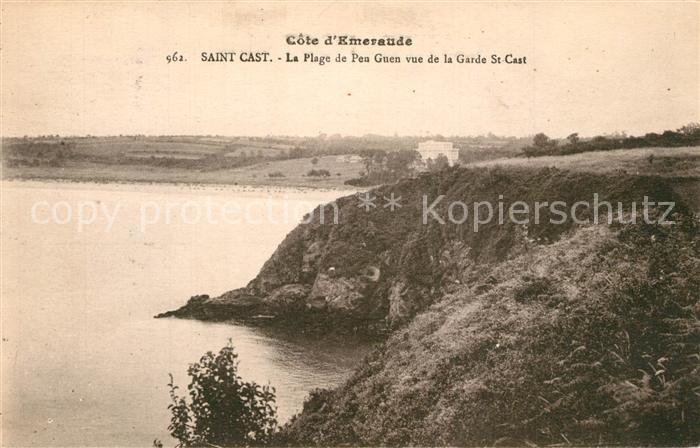 Saint-Cast-le-Guildo La Plage de Pen Guen vue de la Garde Saint Cast