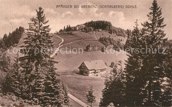 Bregenz Vorarlberg Pfaender Berggasthaus Dohle