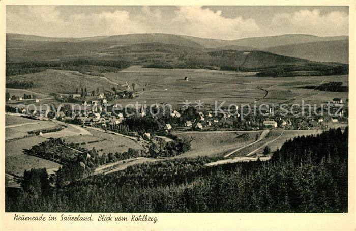Neuenrade Panorama Blick vom Kohlberg