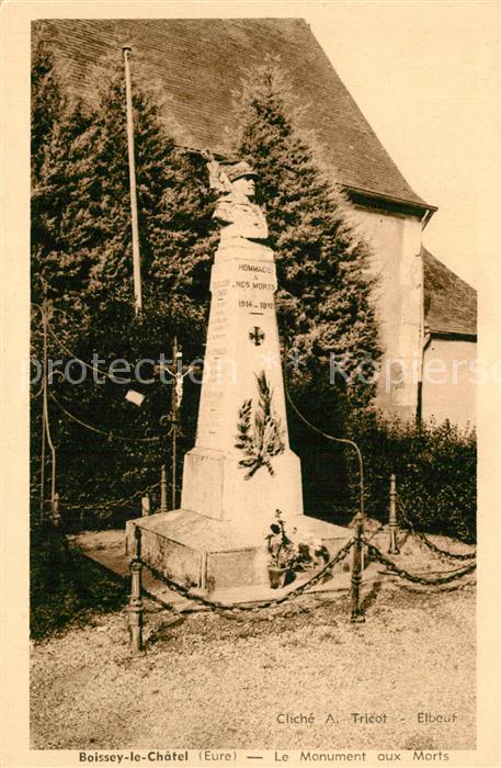 Boissey-le-Chatel Monument aux Morts Kriegerdenkmal