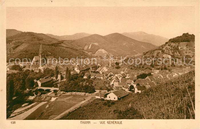 Thann Haut Rhin Elsass Vue Generale