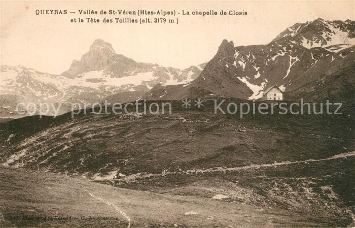 Saint-Veran Panorama de la Vallee Chapelle de Closi