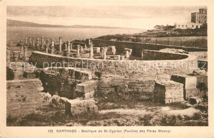 Carthage Karthago Basilique de Saint Cyprien Ruinenstätte