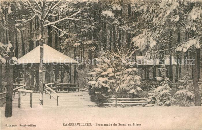 Rambervillers Promenade du Stand en hiver