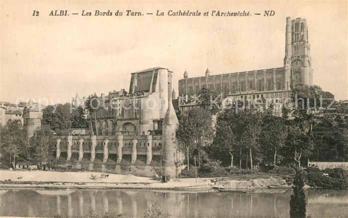 Albi Tarn Les bords du Tarn Cathedrale et l'Arche