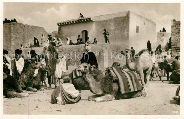 Gabes Oase Eingeborene Oasis Natifs
