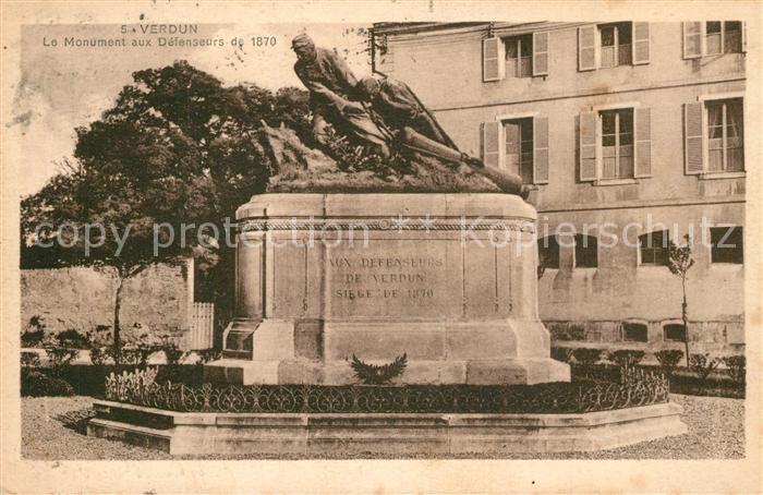 Verdun Meuse Monument aux Défenseurs de 1870 Krieger