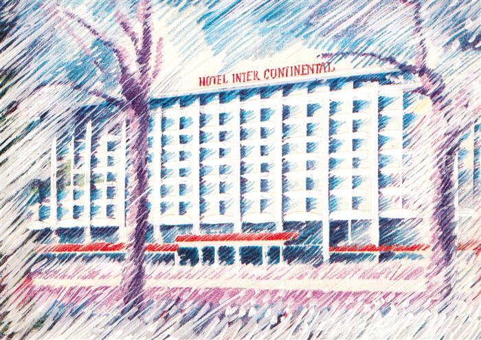 Helsinki Hotel Inter Continental Kuenstlerkarte