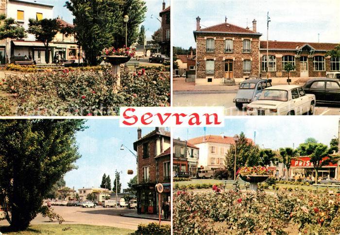 Sevran Divers aspects de la Place Auguste Crétier