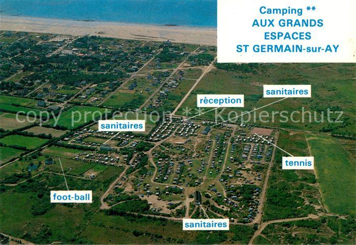 Saint-Germain-sur-Ay Camping Aux Grands Espaces Vue aerienne
